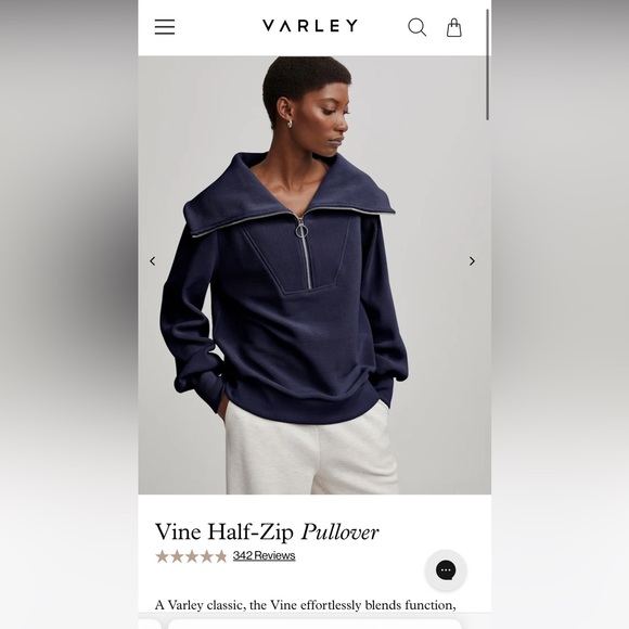 Varley Tops - Varley Vine Half-Zip Pullover